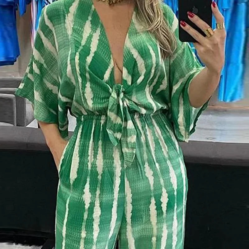 Summer Wide Leg Jumpsuit for Women