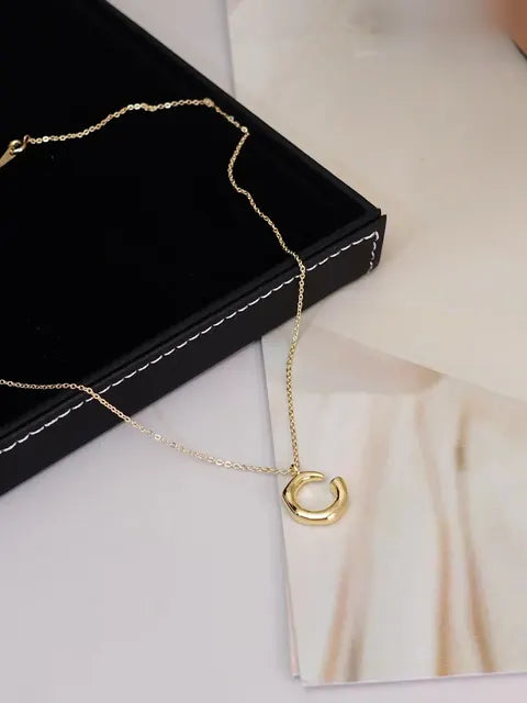 Stijlvolle Luxe Ronde Hanger Ketting