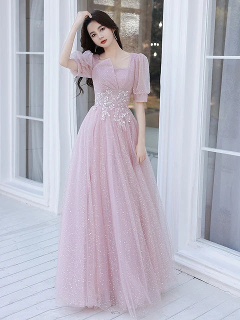 Beautiful Pink Evening Dresses for Engagements