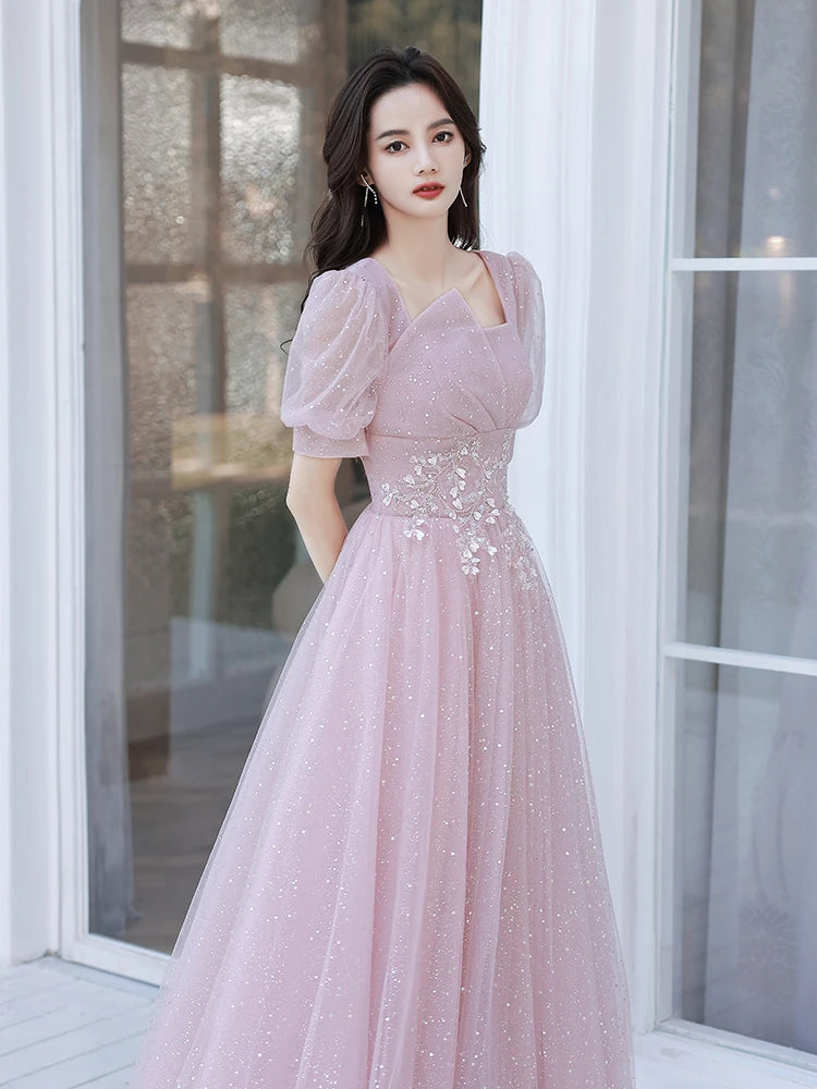 Beautiful Pink Evening Dresses for Engagements