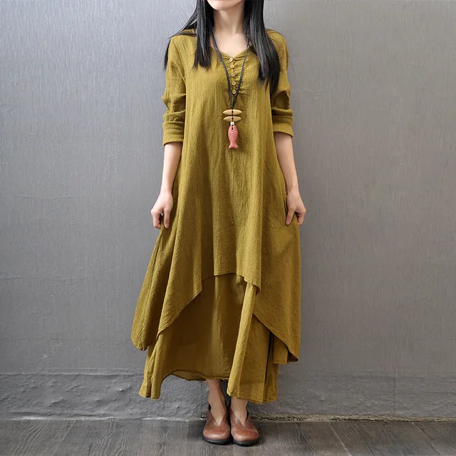 ModeMeester Beautiful Cotton Dress for Women