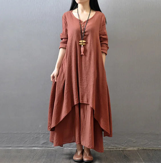 ModeMeester wunderschönes Baumwollkleid für Frauen