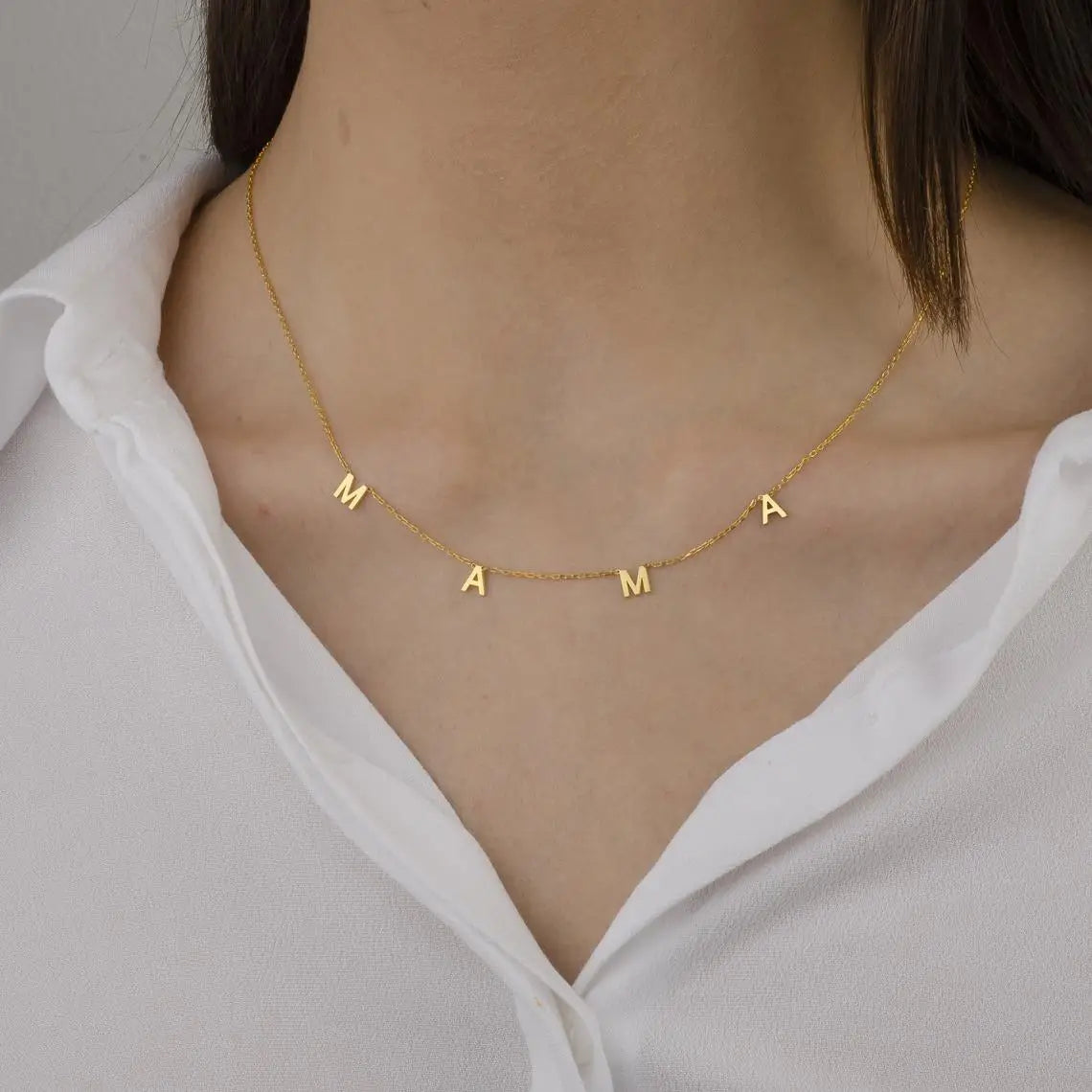 Elegante Mama Brief Hanger Ketting