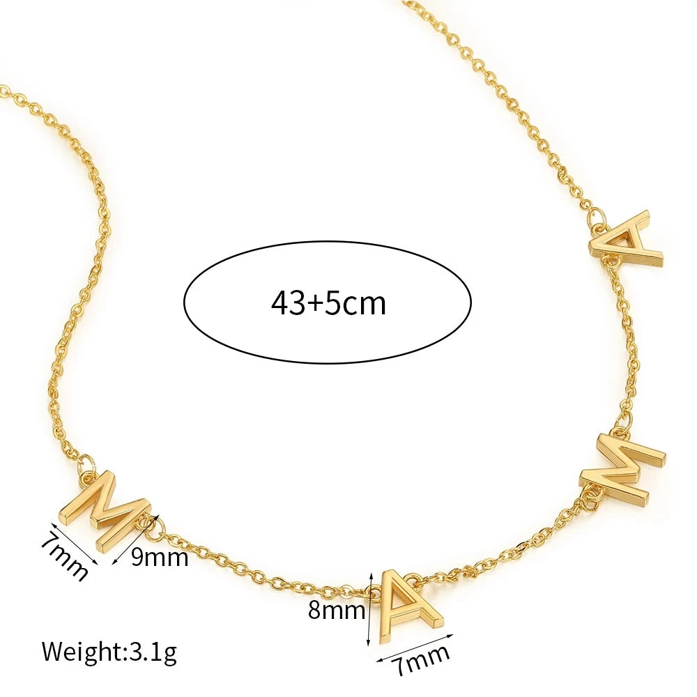 Elegante Mama Brief Hanger Ketting