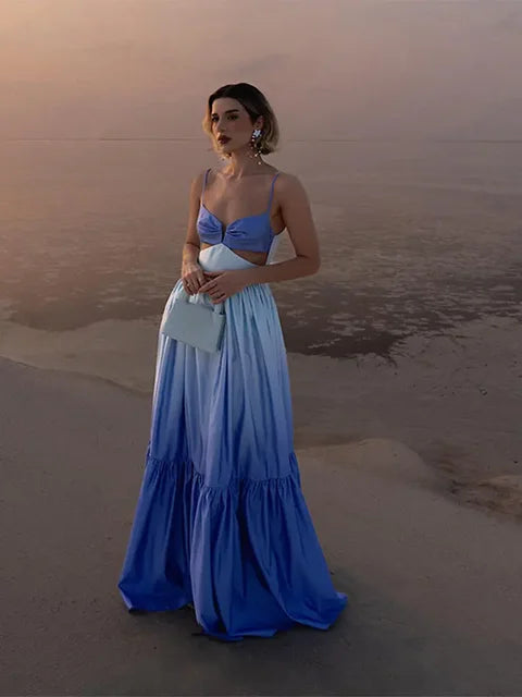 Luna Elegante Gradient Jurk