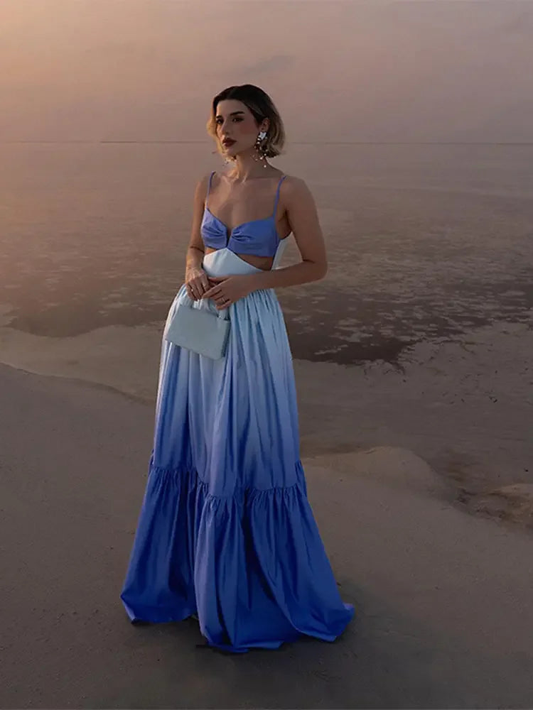 Luna Elegante Gradient Jurk