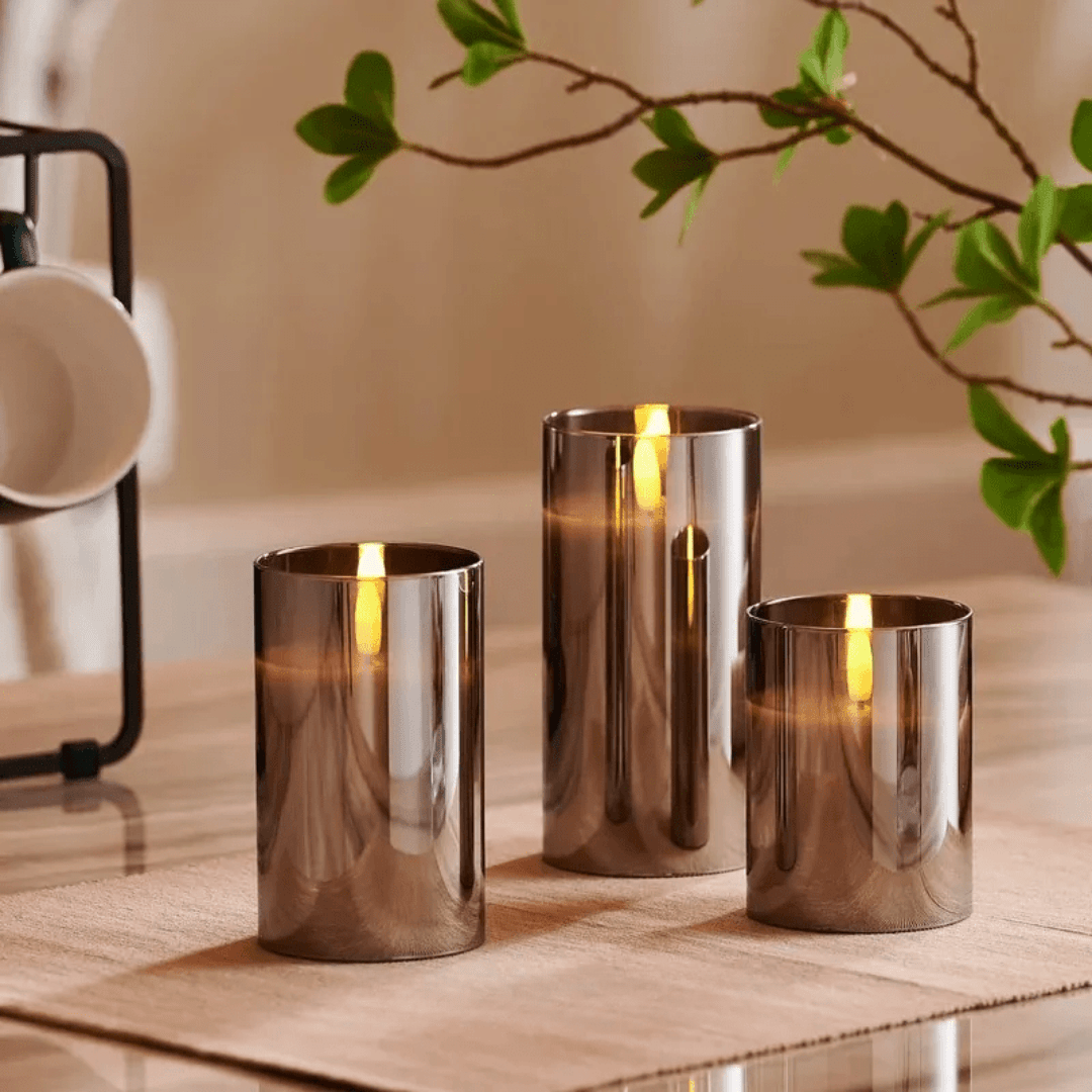 Eleganti candele LED a batteria