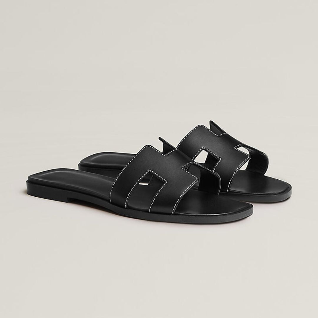 Elegante Leren Sandalen Dames met Verstelbare Band