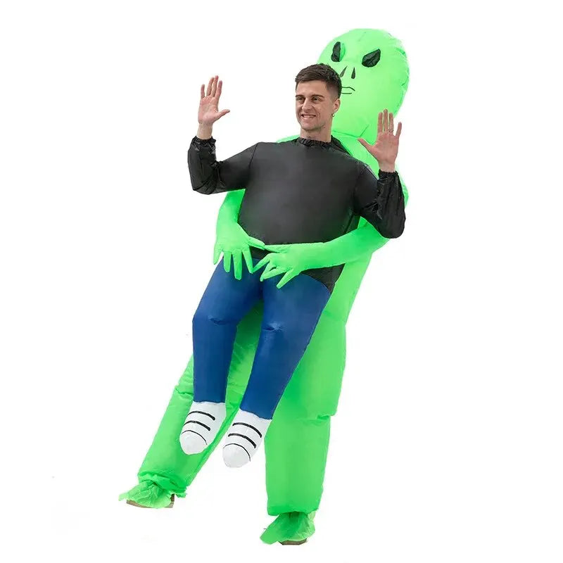Elettra | Halloween -kostuum van een opblaasbaar alien