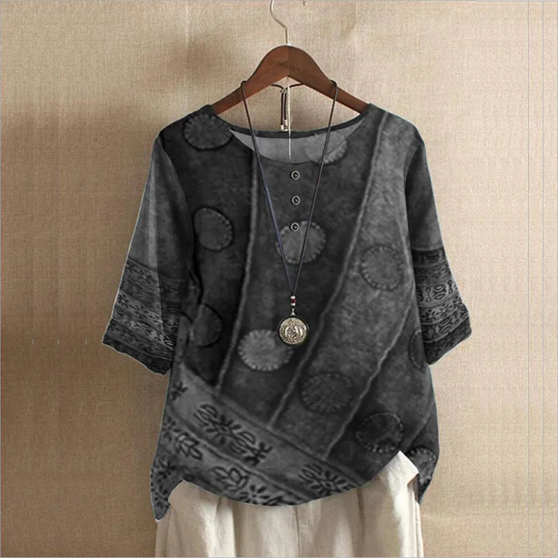 Oversized Ethnische Blouse van Stijlvol by Studio