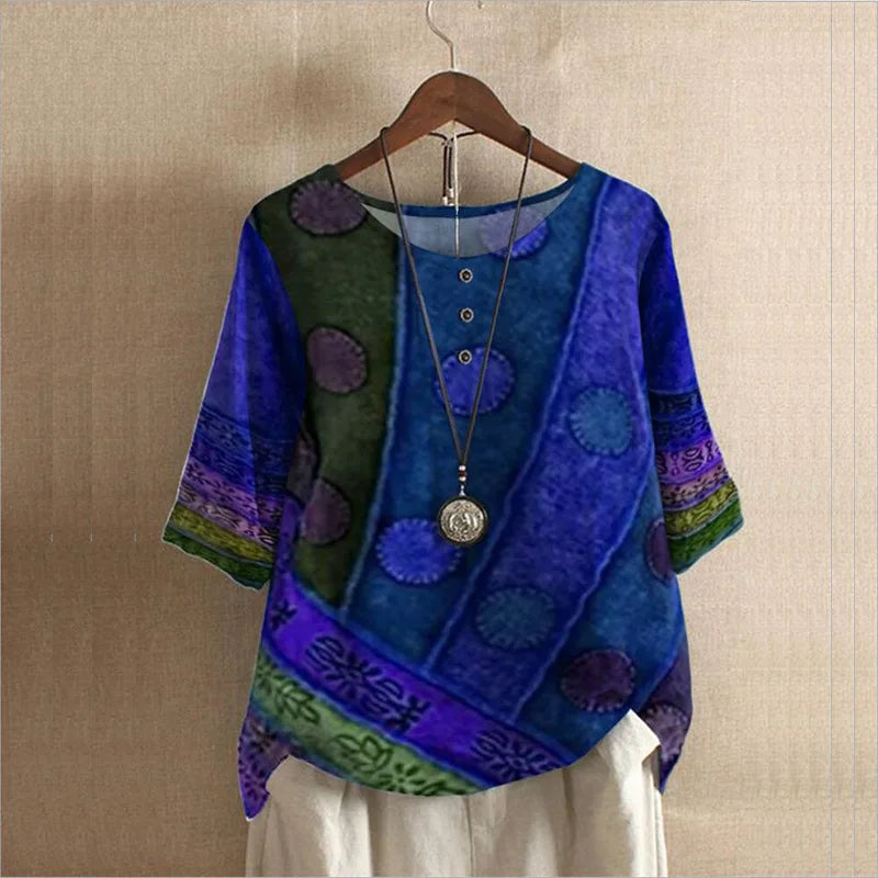 Oversized Ethnische Blouse van Stijlvol by Studio