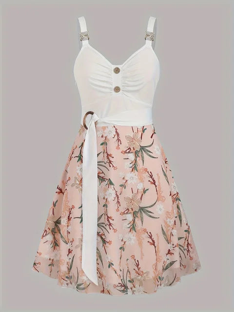 Nova Zomerse Print Sling Jurk