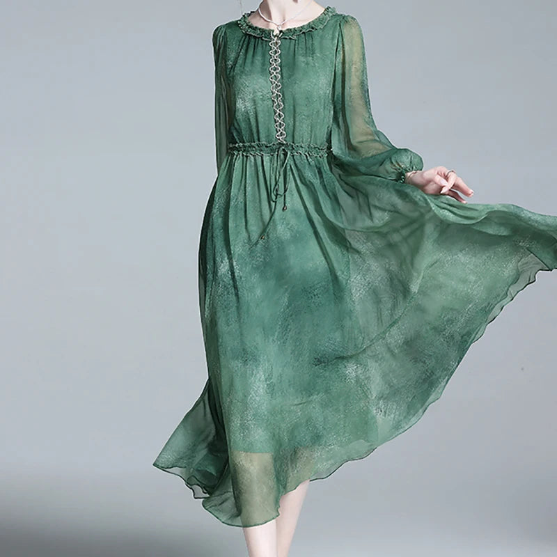 Evnisi Abito in chiffon tie dye - Eleganza estiva