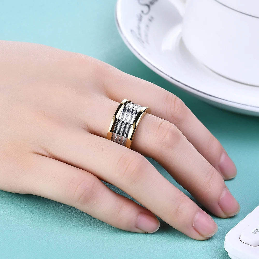 Trendige Römische Ziffern Ringe von Modemarke