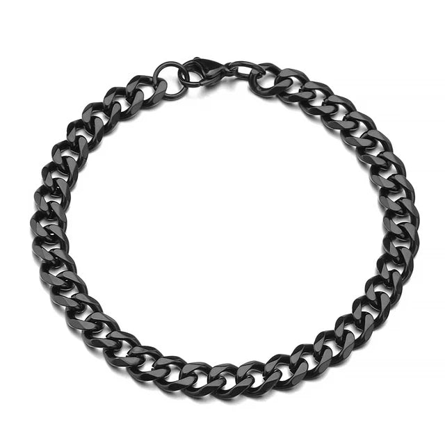 ModeMeester Catena Cubana in Acciaio Curb