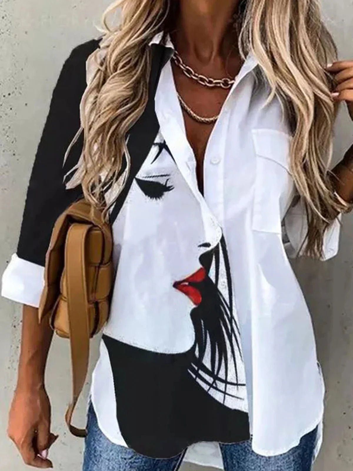 Aurora Elegant Long Sleeve Blouse