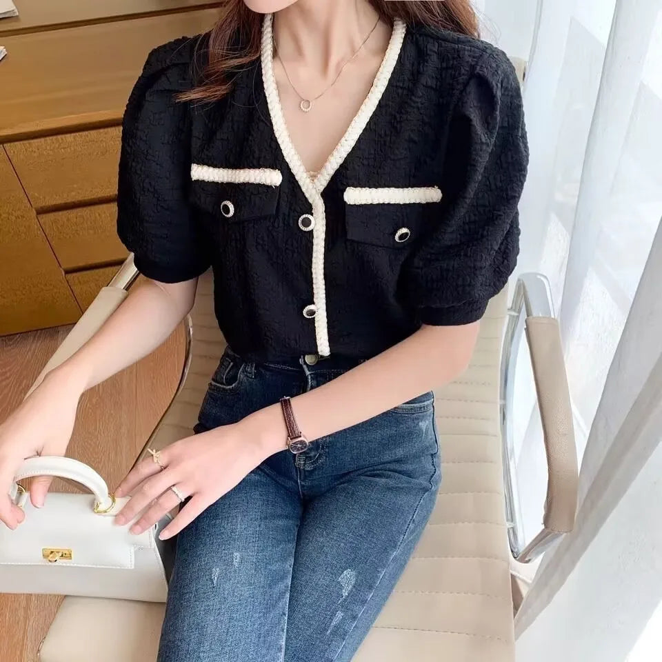 Elegante Chiffon Blouse voor Vrouwen van Stijlvol