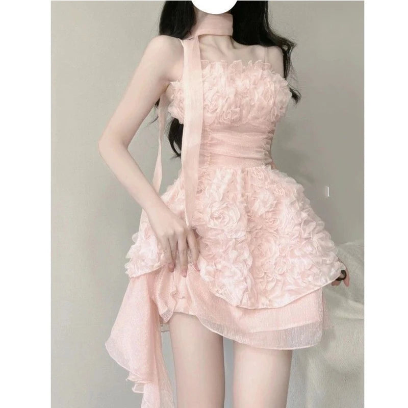 Stralende Mode Chiffon Halterjurk