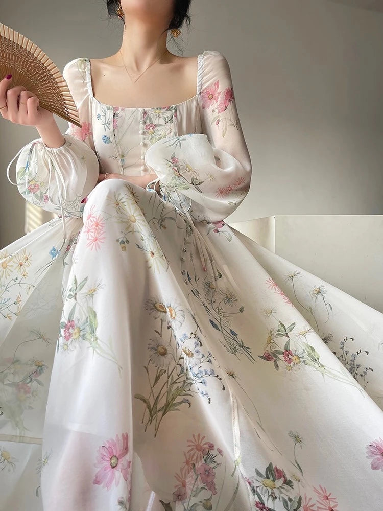 LunaBelle Abito da sera con fiori