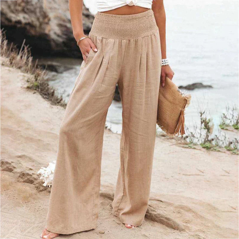 VELANORA | Katherine - Pantaloni estivi leggeri per donna