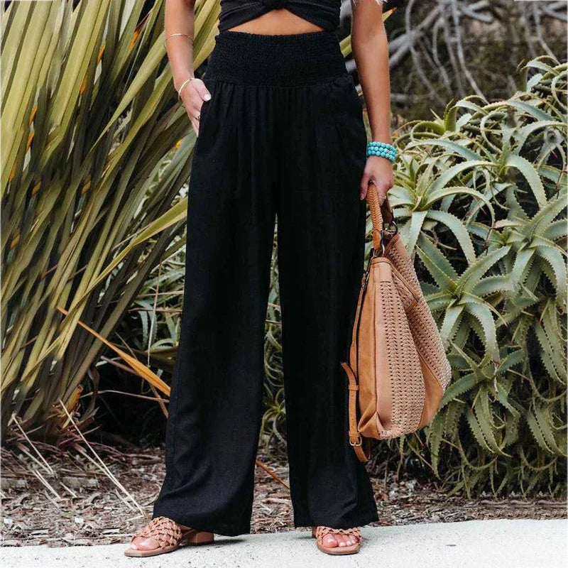 VELANORA | Katherine - Pantaloni estivi leggeri per donna