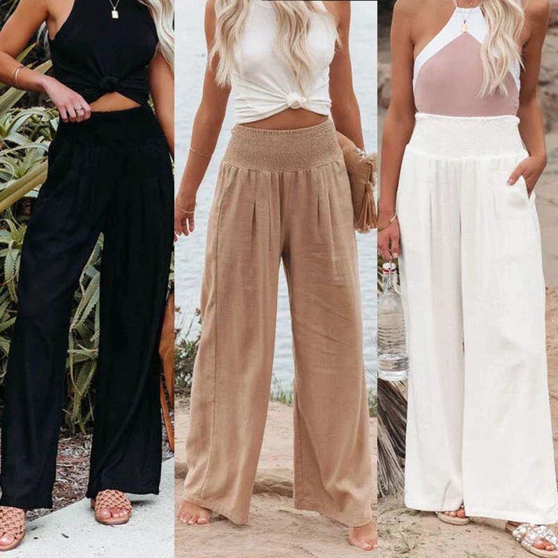 VELANORA | Katherine - Pantaloni estivi leggeri per donna