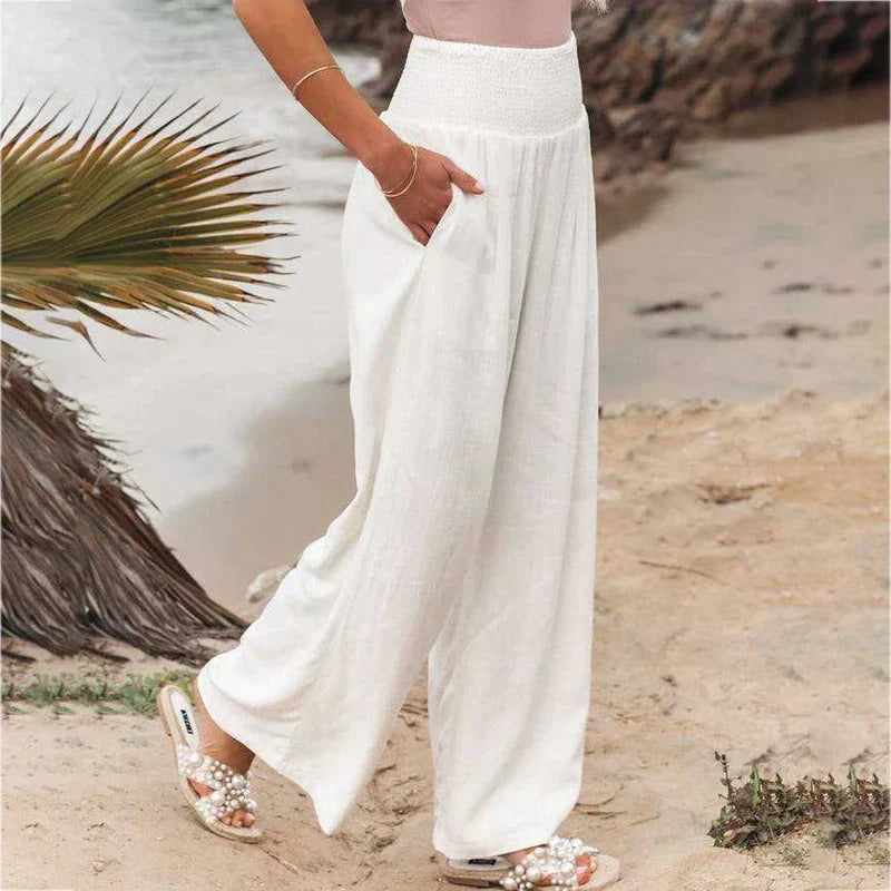VELANORA | Katherine - Pantaloni estivi leggeri per donna