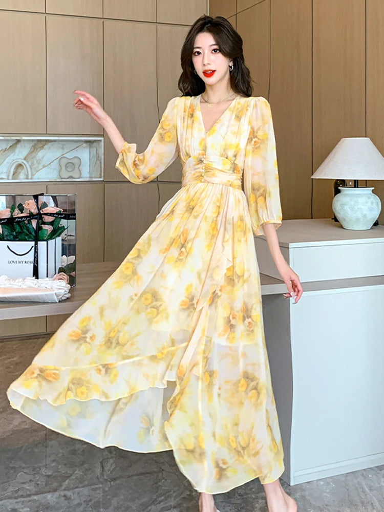 Abito Boho Elegante Lucente Estivo
