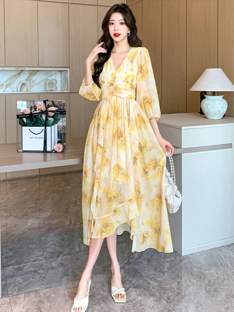 Abito Boho Elegante Lucente Estivo