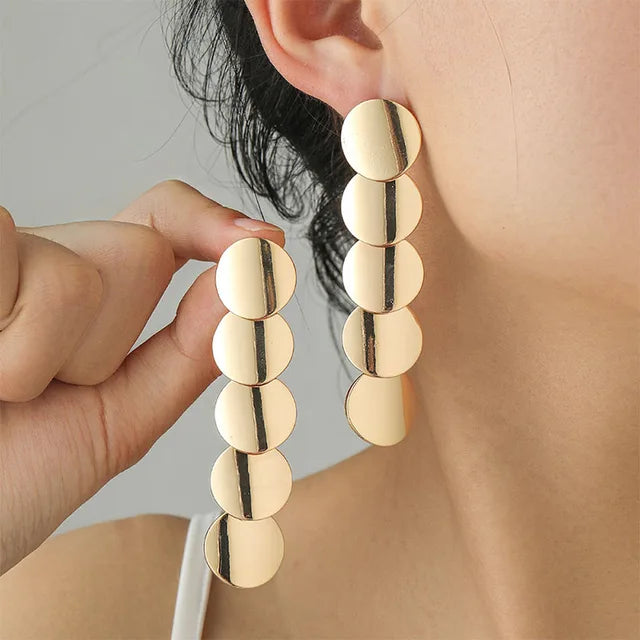 Juwelicious geometrische Statement-Ohrringe