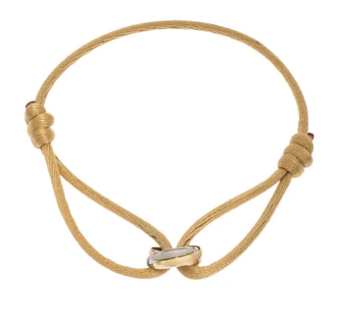 Gevlochten Koord Armband met Oneindigheidssymbool