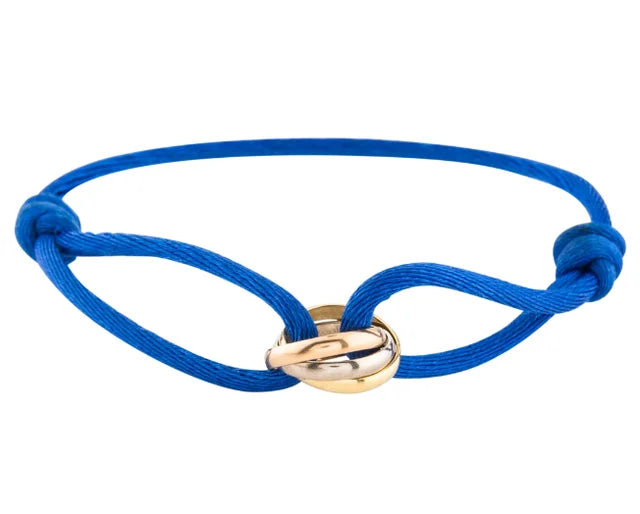 Gevlochten Koord Armband met Oneindigheidssymbool