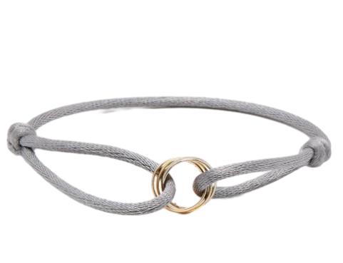 Gevlochten Koord Armband met Oneindigheidssymbool