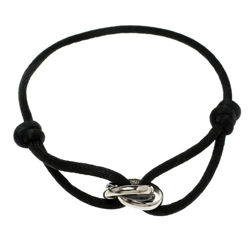 Gevlochten Koord Armband met Oneindigheidssymbool