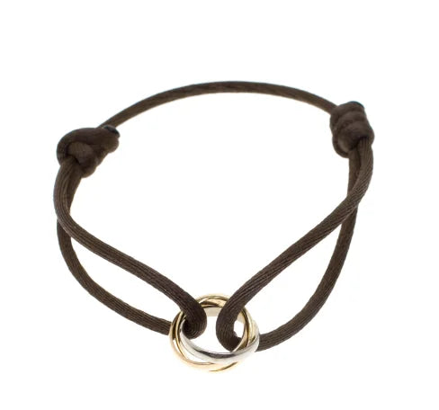 Gevlochten Koord Armband met Oneindigheidssymbool