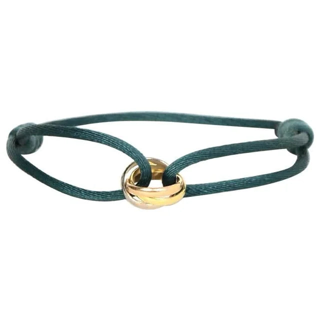 Gevlochten Koord Armband met Oneindigheidssymbool