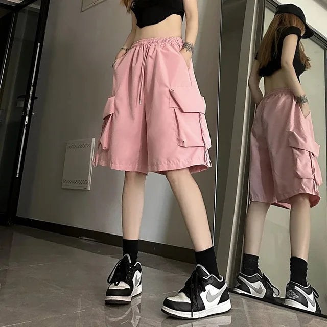 Gidyq Pantaloncini Cargo Moda per Donna
