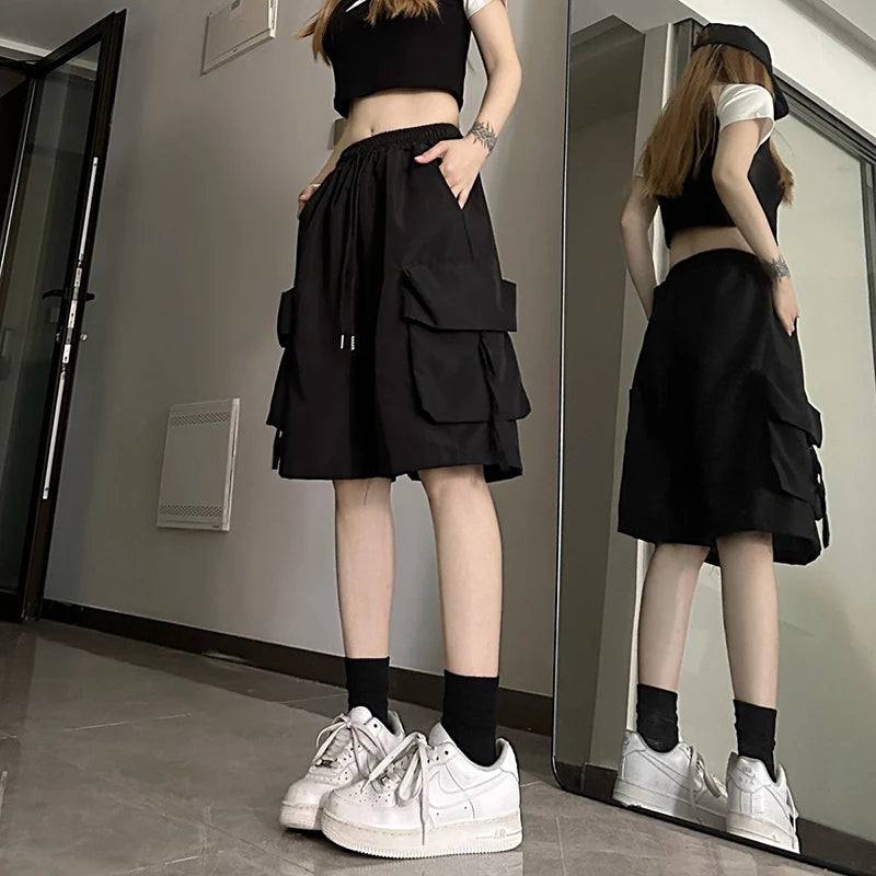 Gidyq Pantaloncini Cargo Moda per Donna