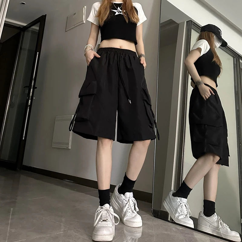 Gidyq Pantaloncini Cargo Moda per Donna