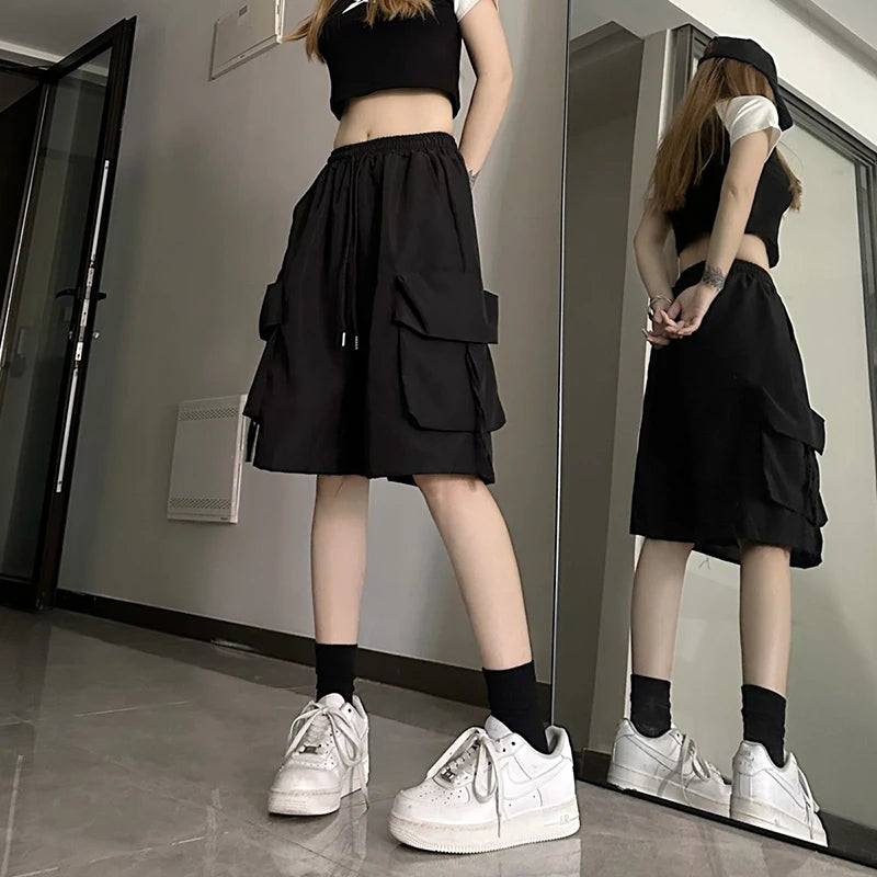 Gidyq Pantaloncini Cargo Moda per Donna