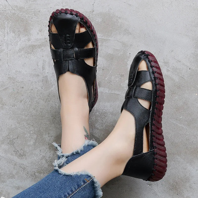 RivieraGlow Scarpe Estive in Pelle