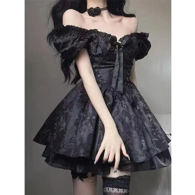Luna Schwarzes Mini Kleid für Stilvolle Nächte