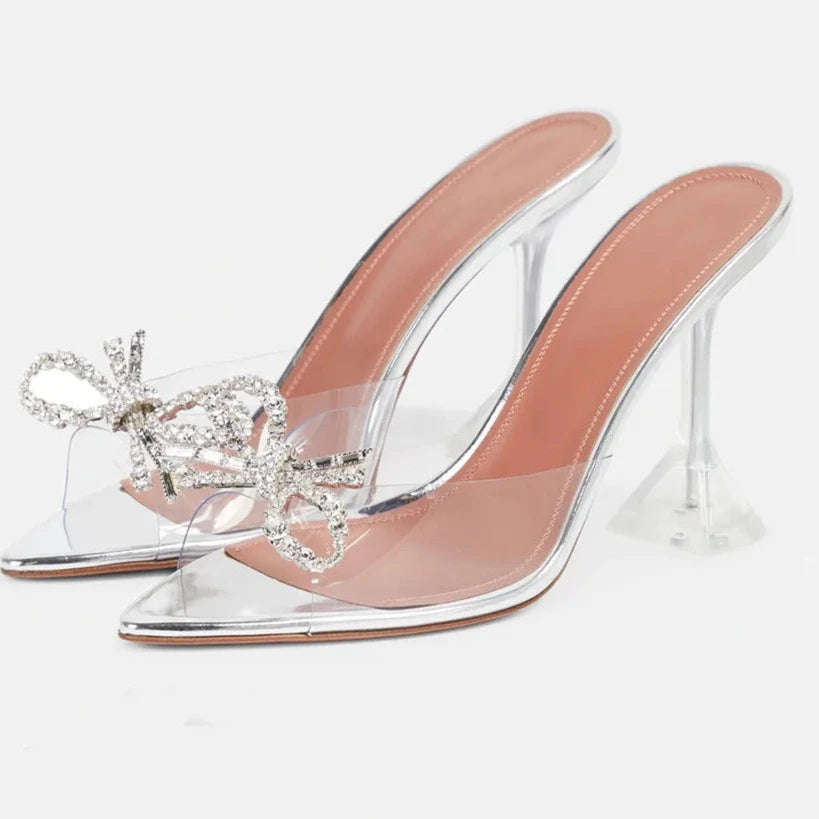 WonderLuxe eleganti sandali con strass