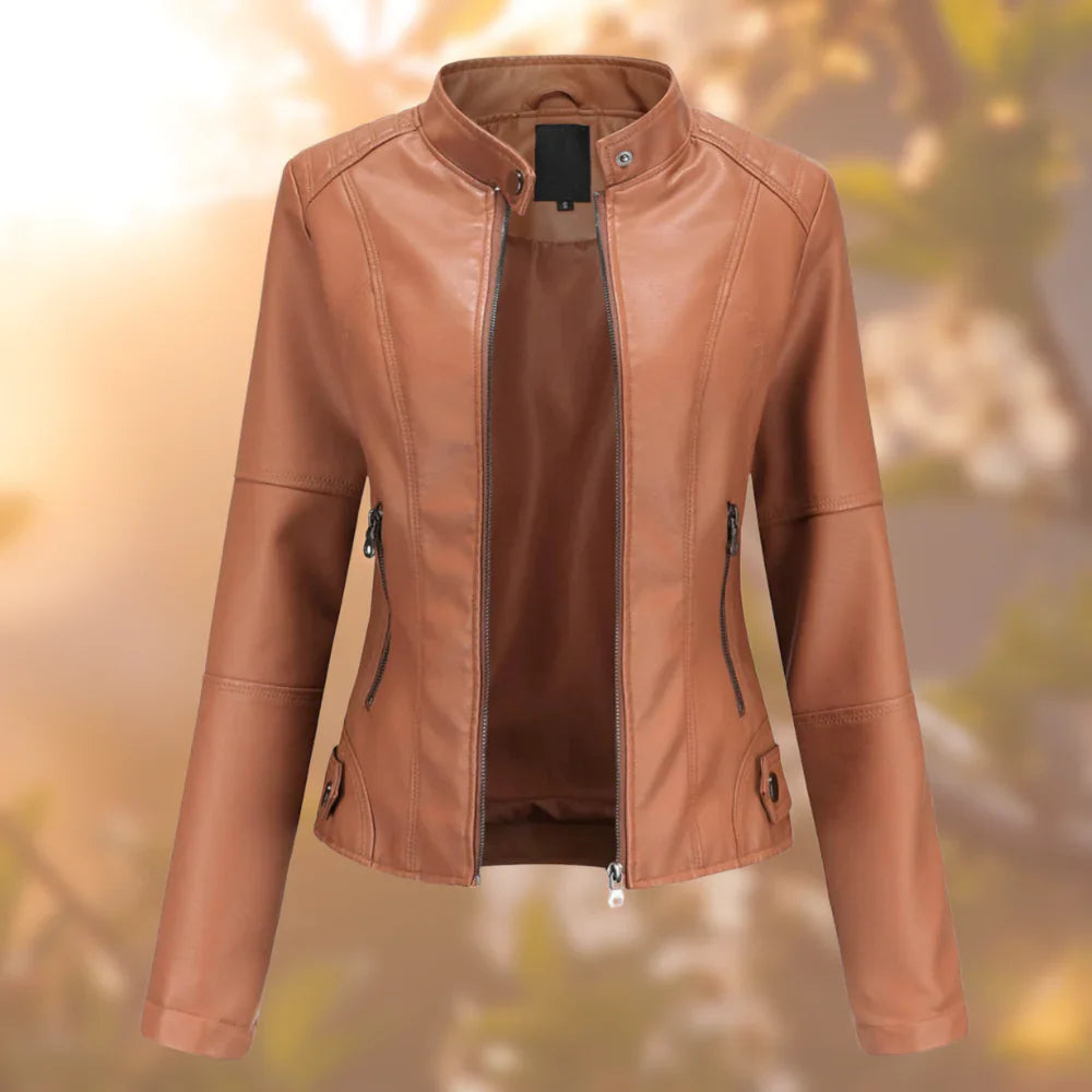 Leren jas voor vrouwen - Velanora