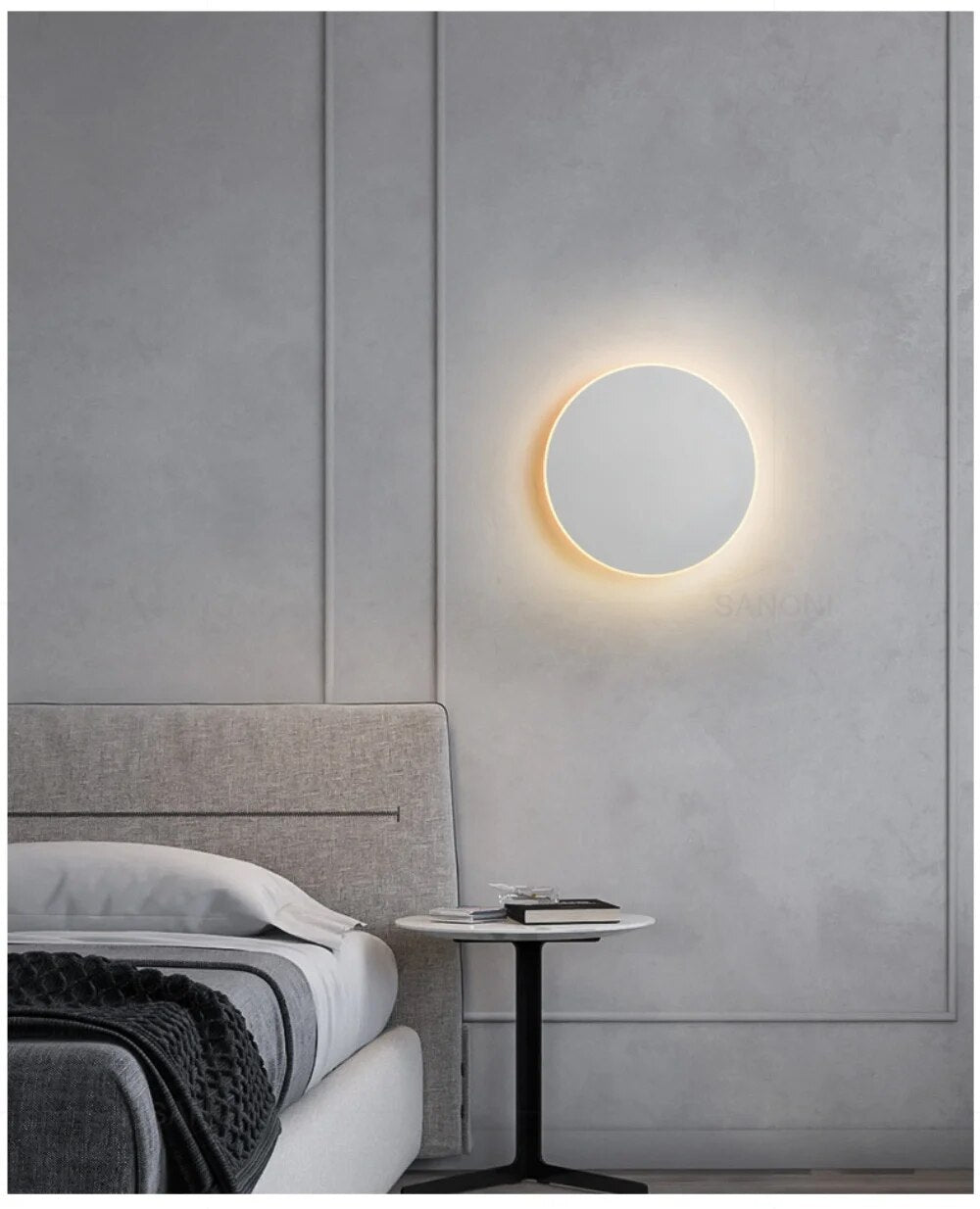HaloOrb Wandlamp met Modern Circulair Ontwerp