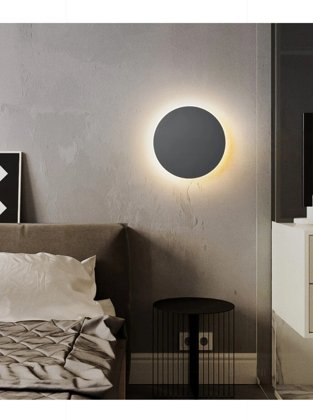 HaloOrb Wandlamp met Modern Circulair Ontwerp