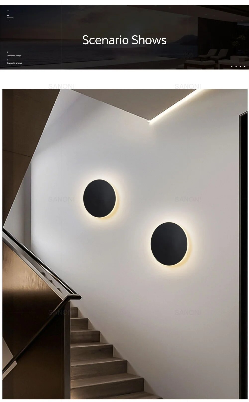 HaloOrb Wandlamp met Modern Circulair Ontwerp