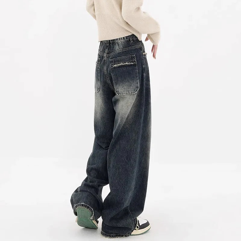 Retro Harajuku Baggy Jeans - Sommerlicher Stil