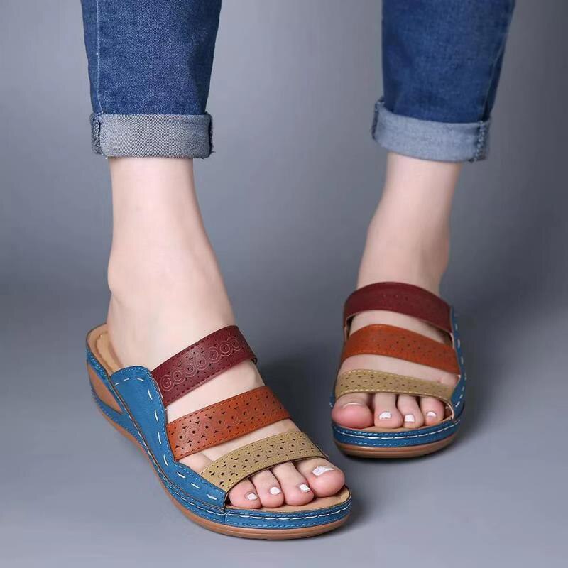 Airy orthopedic sandals for women by Velanora