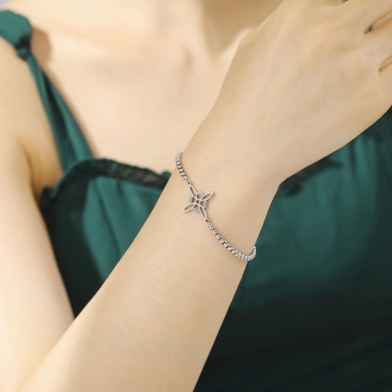 Betoverende Hekserij Heks Knoop Bedelarmband
